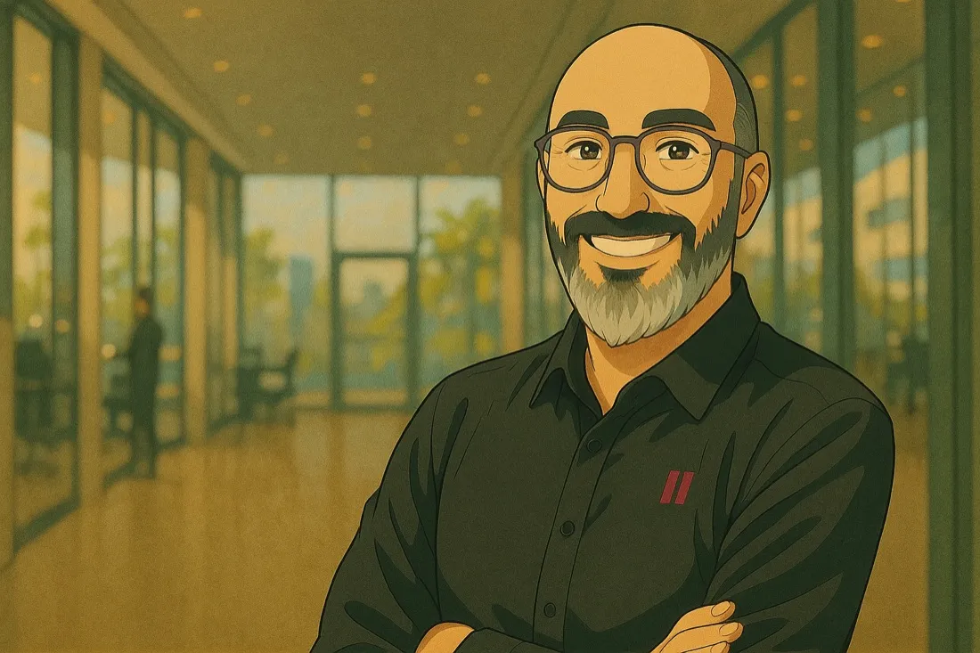 Illustrated portrait of Tal Solomon