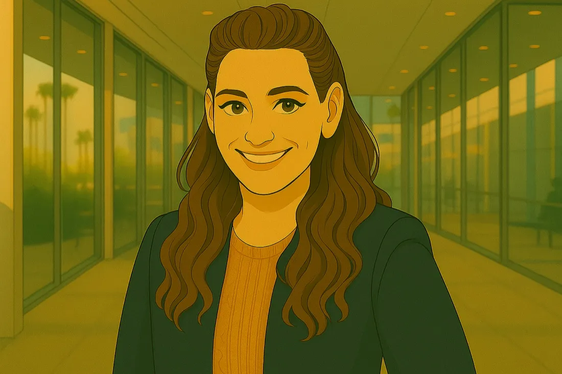 Illustrated portrait of Zofia Sterr Solomon