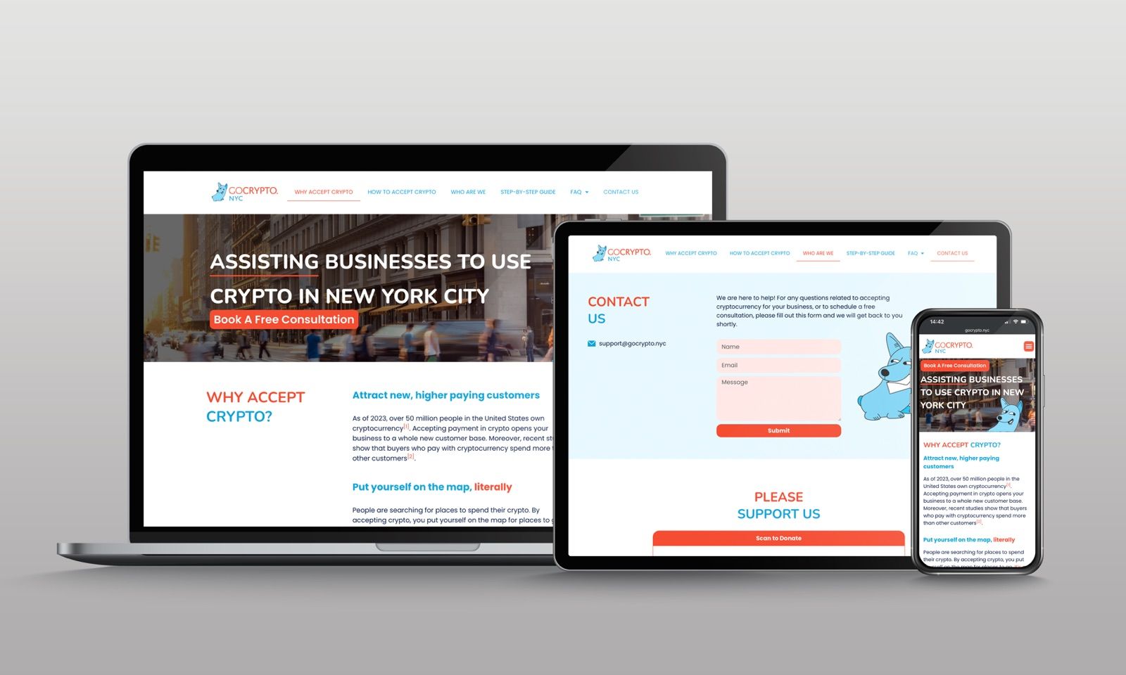 GoCrypto — Websites